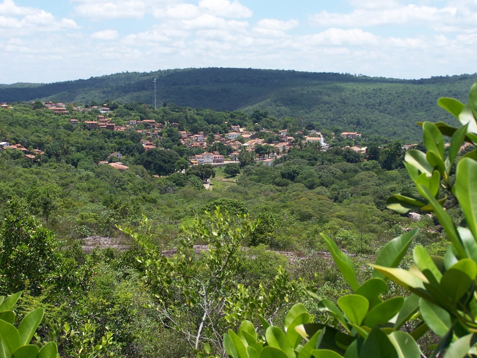 Lençóis vista do Parque da Muritiba