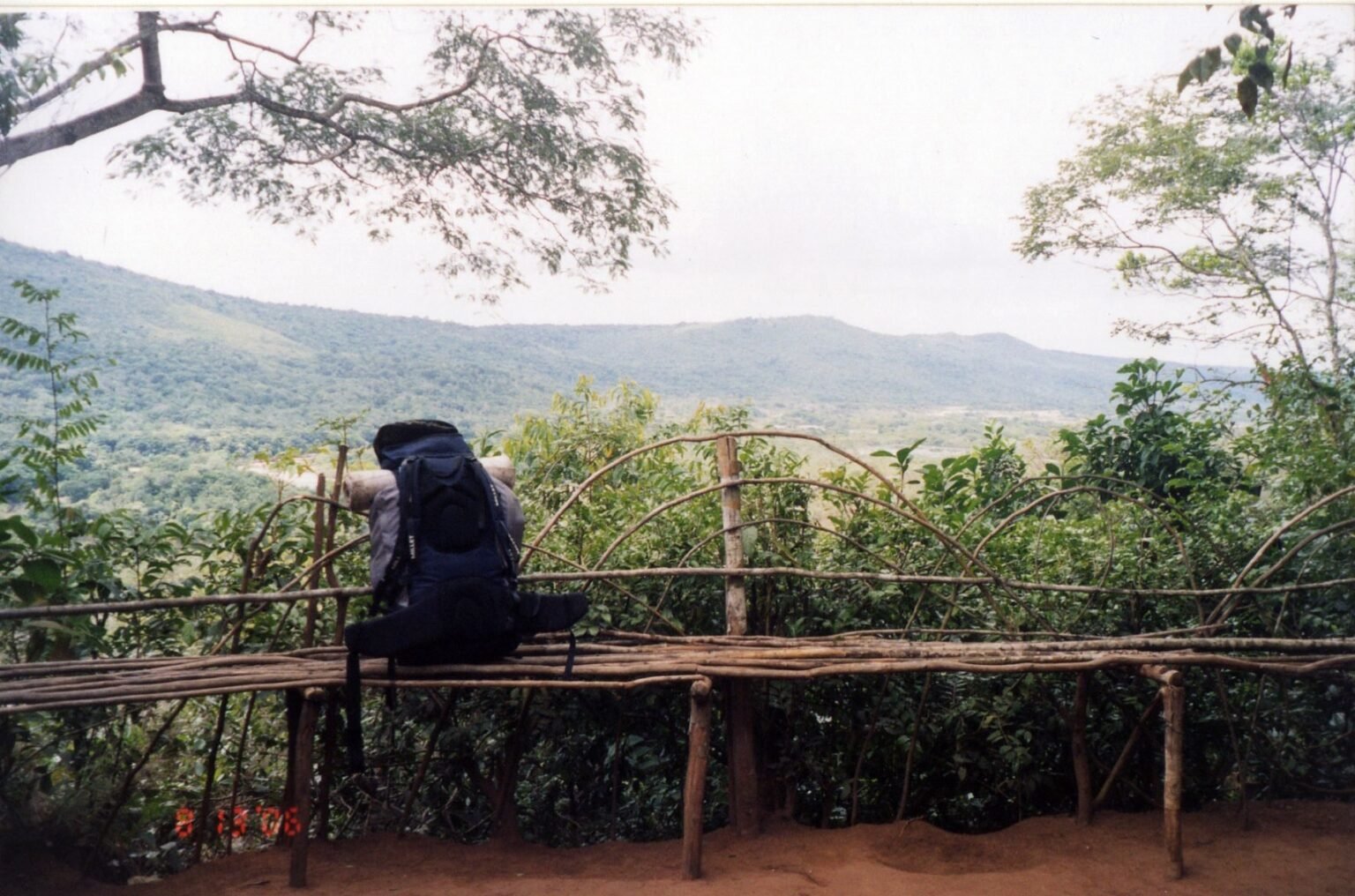Vista panorâmica da barraca de Usquinha